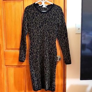 Jacquard knit dress
